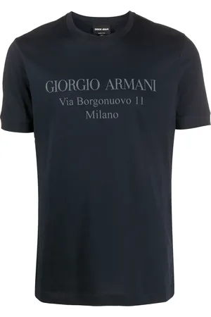 Giorgio Armani Playera con logo estampado