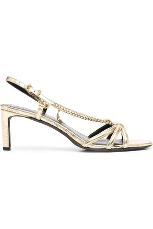 Zadig & Voltaire Sandalias con detalle de cadena y tacón de 80mm