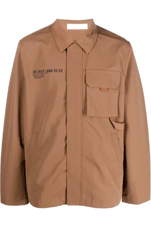 Helmut Lang Chamarra utility con logo estampado