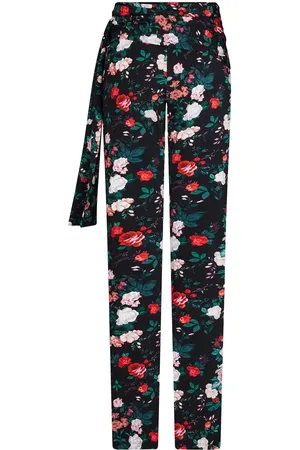 Paco rabanne Pantalones rectos con estampado floral
