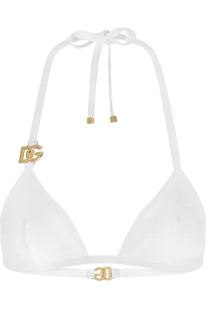 Dolce & Gabbana Bikini estilo triángulo con logo DG