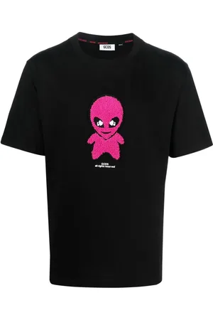 GCDS Playera manga corta con logo estampado
