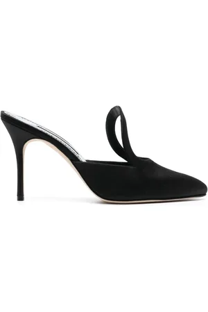 Manolo Blahnik Mules Fugati con tacón de 100mm