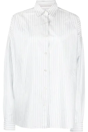 Stella McCartney Camisa manga larga con motivo de rayas