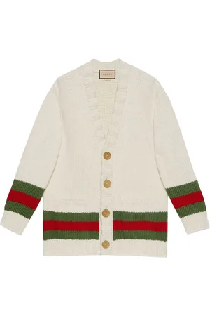 Gucci Cárdigan con detalle Web y cuello en V