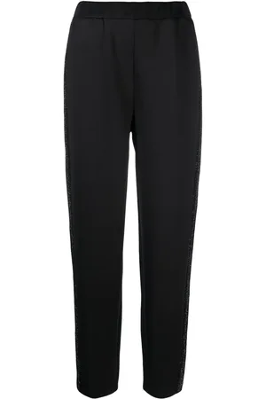 Emporio Armani Pantalones elásticos con diseño recto