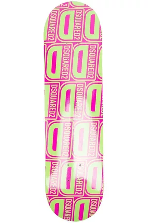 Dsquared2 Tabla de patineta con logo estampado