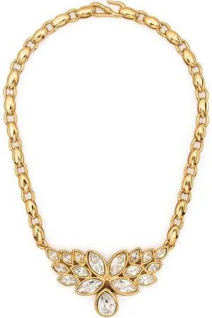Saint Laurent Collar con detalles de strass
