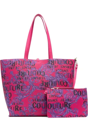 VERSACE Tote con estampado Couture
