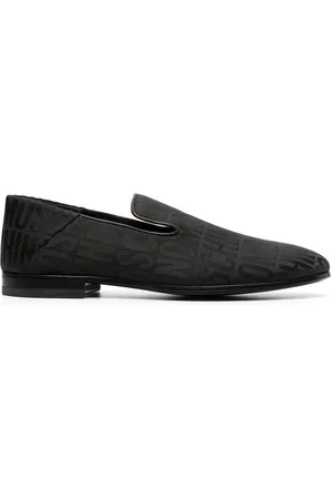 Moschino Mocasines con logo estampado