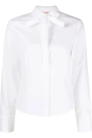 VALENTINO GARAVANI Camisa con moño en el cuello