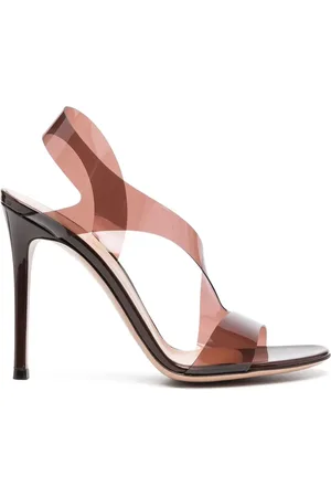 Gianvito Rossi Sandalias transparentes con tacón de 120mm