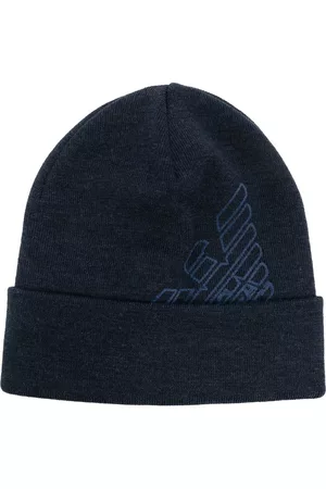 Emporio Armani Gorro con logo estampado
