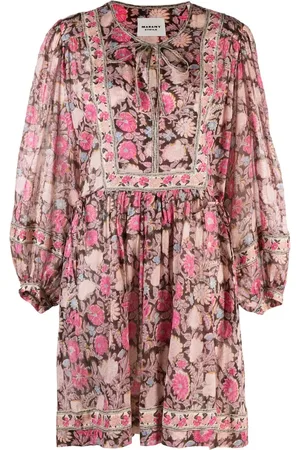 Marant Etoile Vestido corto con estampado floral