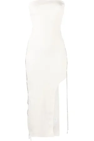 GIUSEPPE DI MORABITO Vestido midi con agujetas