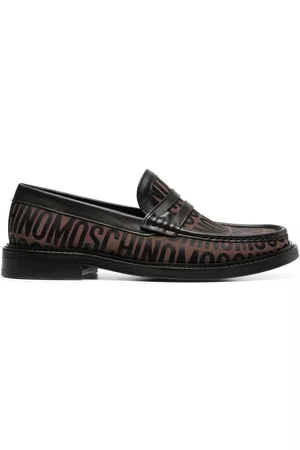 Moschino Mocasines con logo estampado