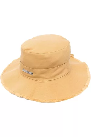 Jacquemus Sombrero de ala ancha con placa del logo
