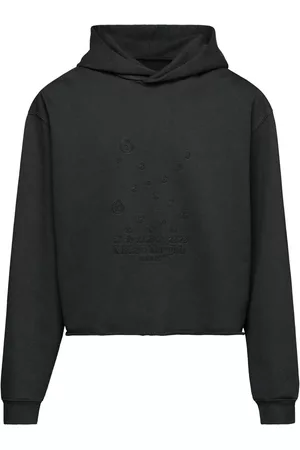 Maison Margiela Hoodie Numeric con logo bordado