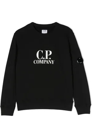 C.P. Company Sudadera con cuello redondo y logo estampado