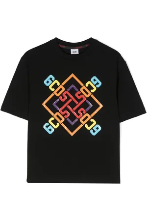 GCDS Playera manga corta con logo estampado
