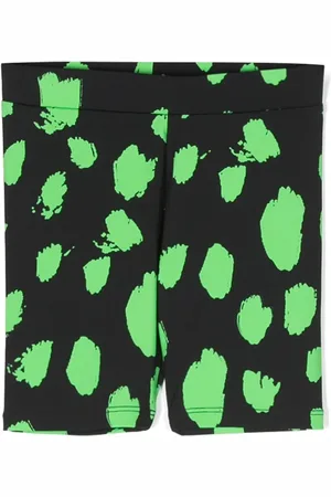 Stella McCartney Shorts de ciclismo con estampado gráfico