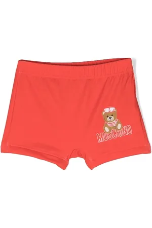 Moschino Shorts de playa con logo estampado