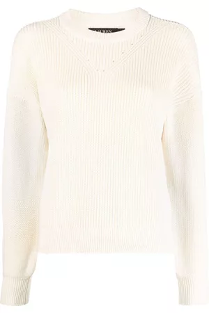 Ralph Lauren Suéter con cuello redondo y mangas farol