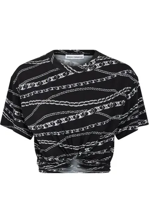 Paco rabanne Playera con estampado de cadena