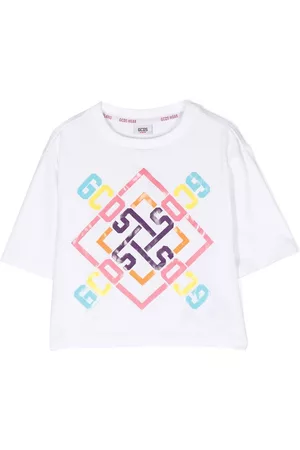 GCDS Playera manga corta con logo estampado