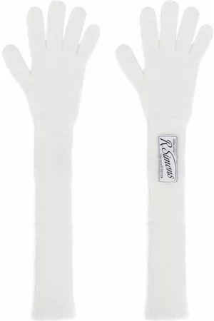 RAF SIMONS Guantes con parche del logo