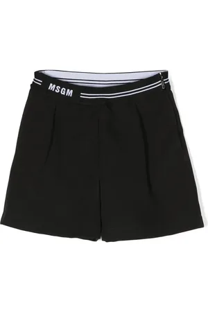 Msgm Shorts con logo en la pretina
