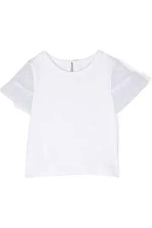 Lapin House Playera con manga de tul