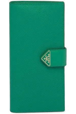 Prada Cartera con placa del logo
