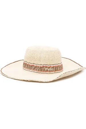 Ralph Lauren Sombrero de paja bordado