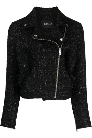 GOEN.J Chamarra biker corta