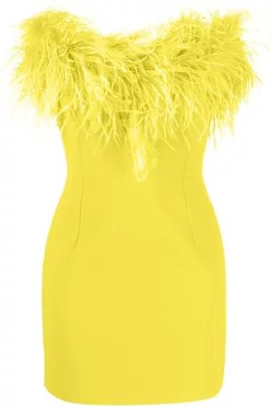 Ilkyaz Ozel Vestido corto con ribete