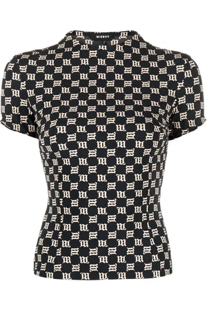 MISBHV Playera con monograma estampado