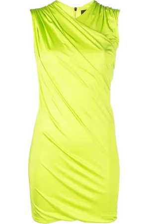 VERSACE Vestido corto con efecto drapeado