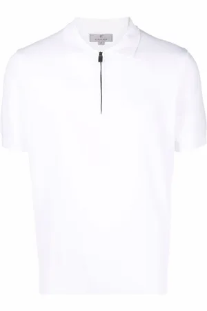 CANALI Playera tipo polo con cierre