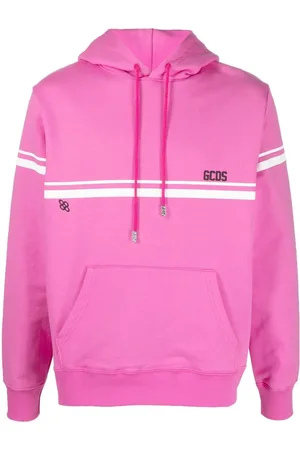 GCDS Hoodie con motivo de rayas