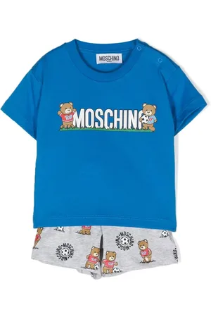 Moschino Set de shorts y playera con motivo de Teddy Bear