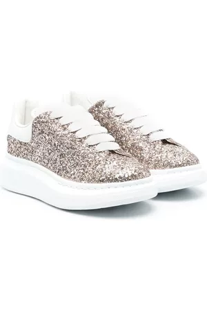 Alexander McQueen Tenis bajos oversize con glitter
