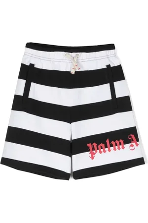 Palm Angels Shorts de playa con logo estampado