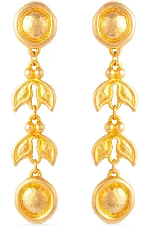 Susan Caplan Aretes Graduated Leaf 1980