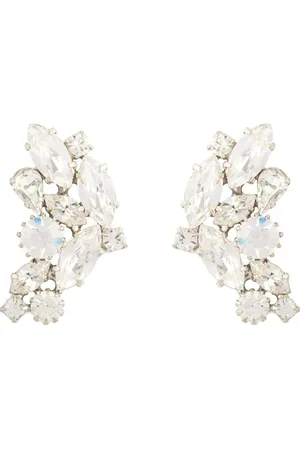 Susan Caplan Aretes con detalles de cristal 1970