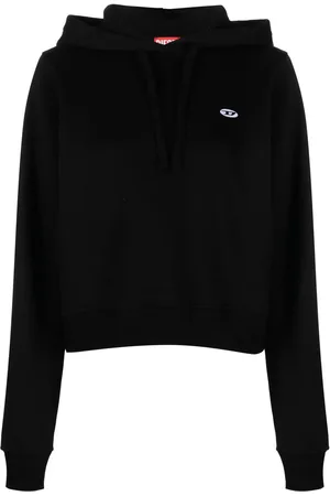 Diesel Hoodie con parche del logo y cordones