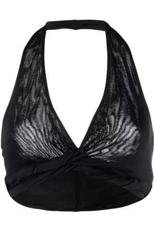 Heron Preston Top corto con detalle retorcido