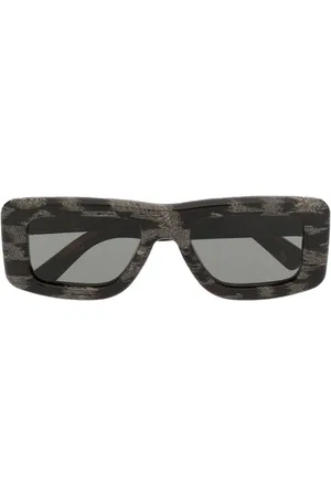 Retrosuperfuture Lentes de sol con armazón rectangular estilo carey