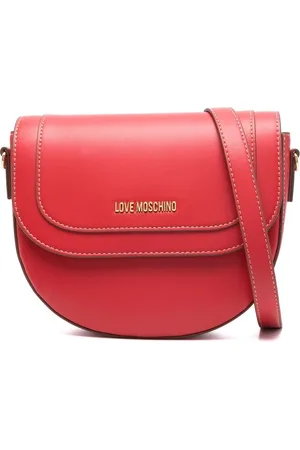 Moschino Bolsa crossbody con letras del logo