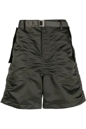 SACAI Shorts de vestir con hebilla